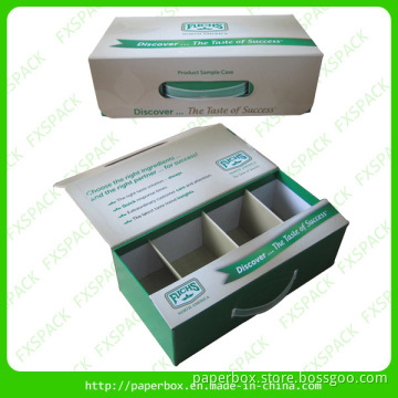 Folding Paper Box with Handle/Box with UV Varnishing